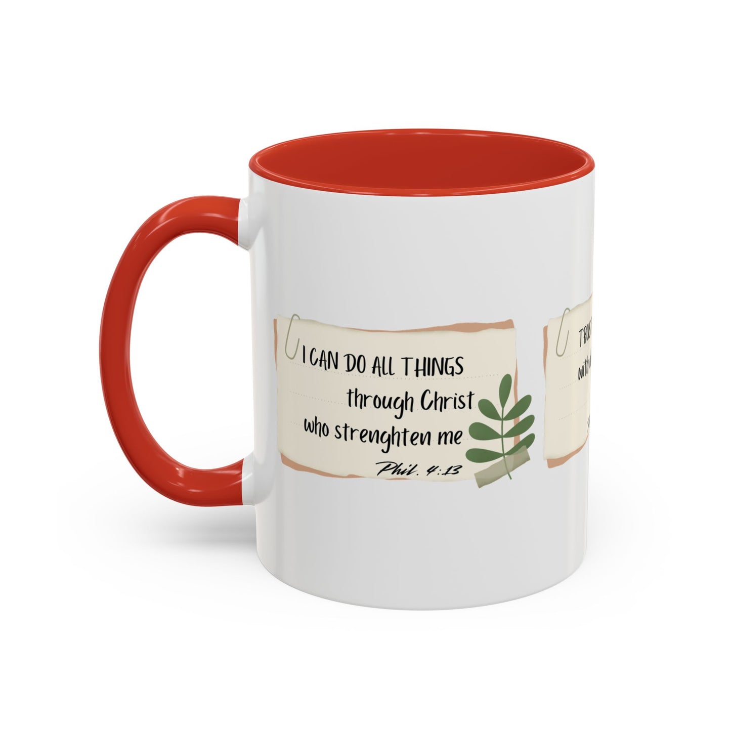 Triple scripture ceramic mug 11oz