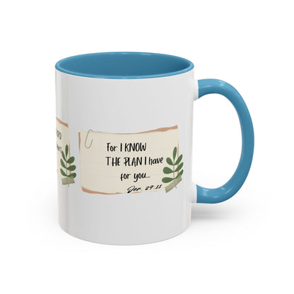 Triple scripture ceramic mug 11oz