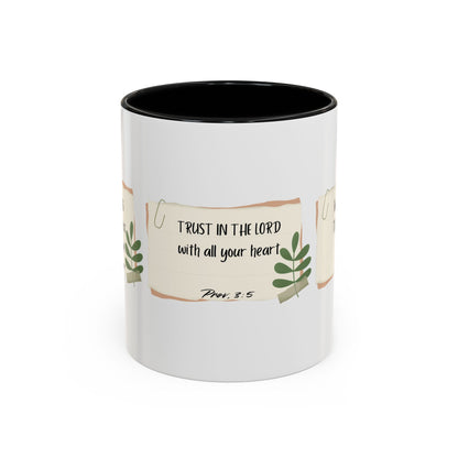 Triple scripture ceramic mug 11oz