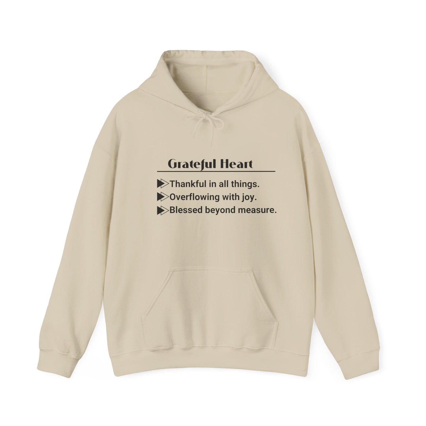 Grateful Heart Hooded Sweatshirt