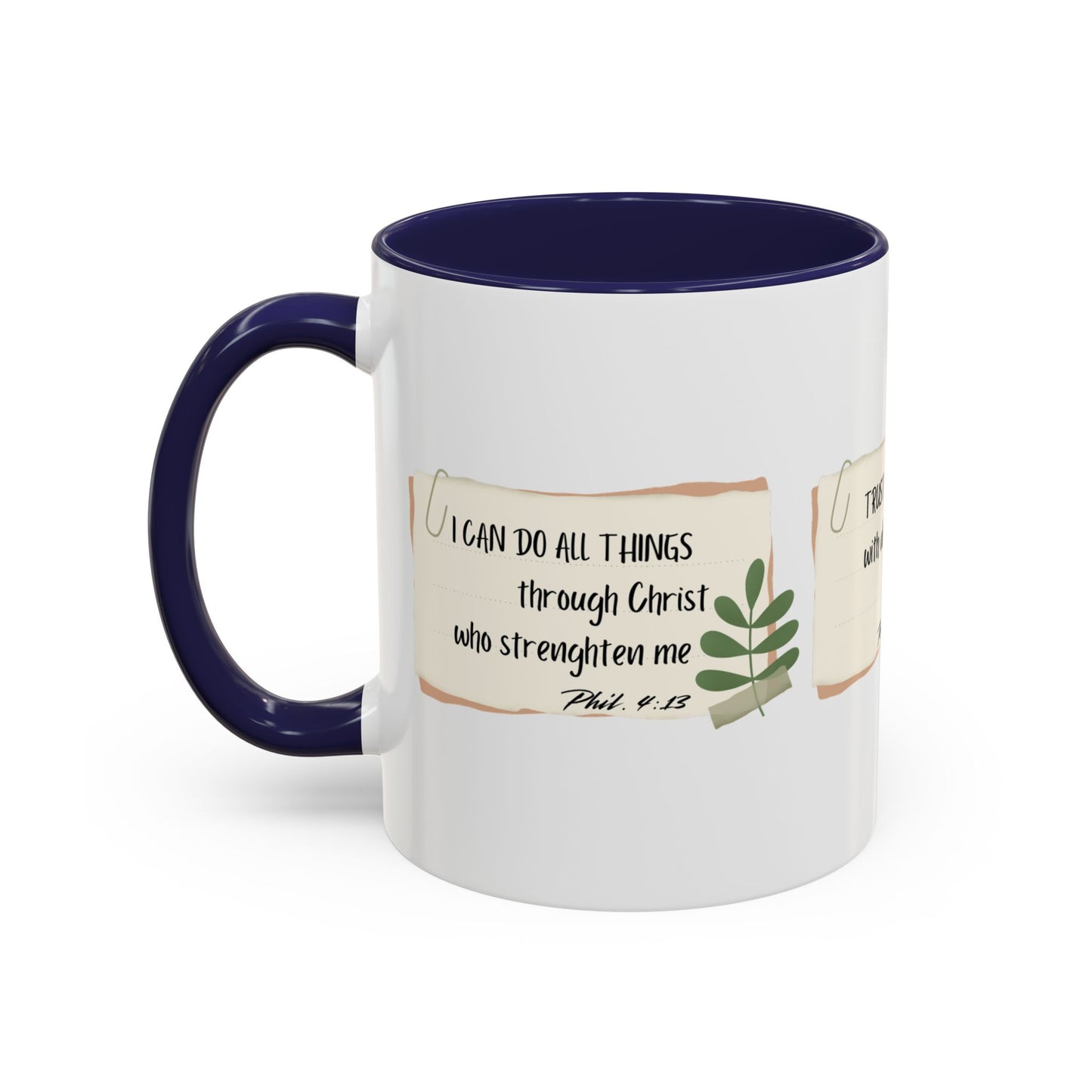 Triple scripture ceramic mug 11oz