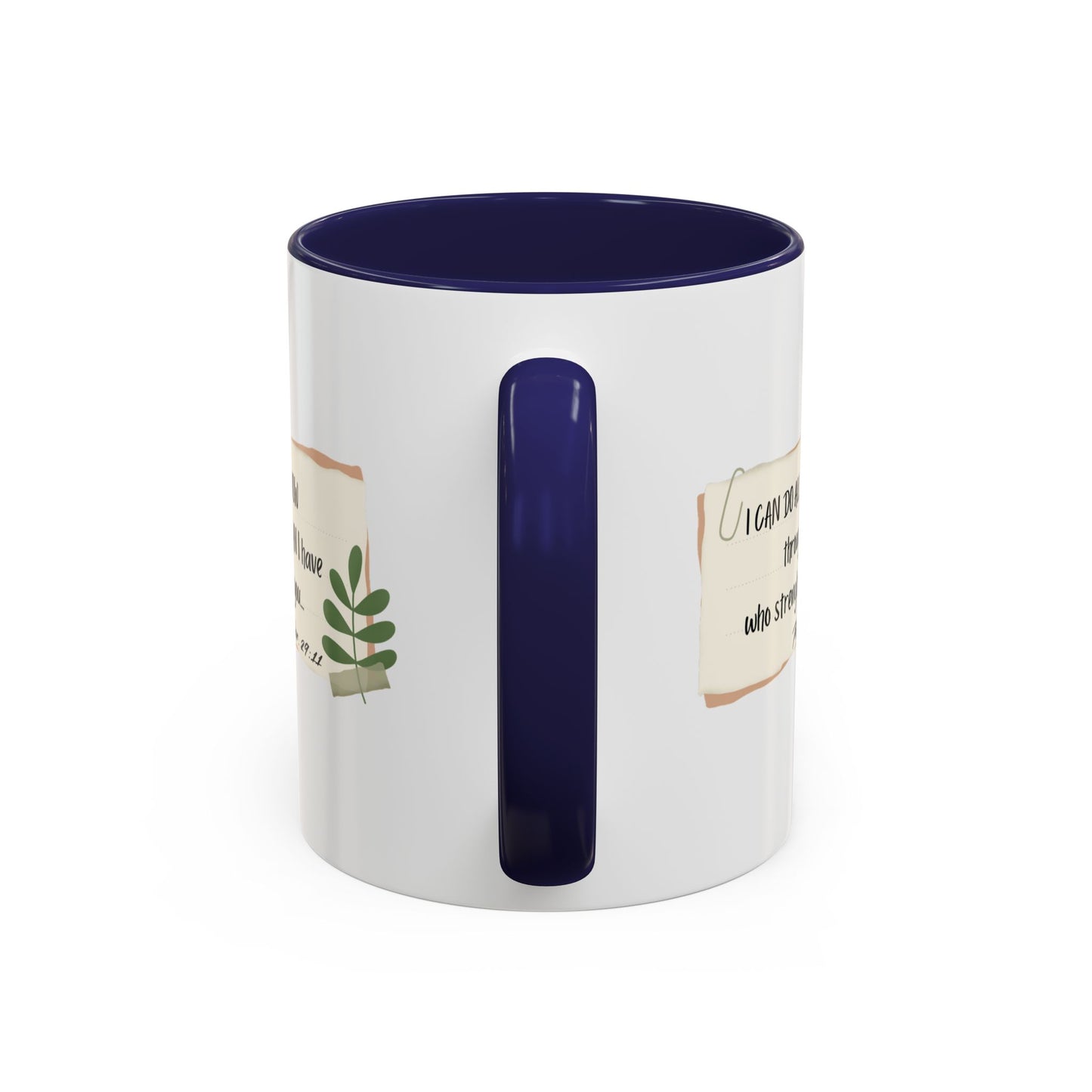 Triple scripture ceramic mug 11oz