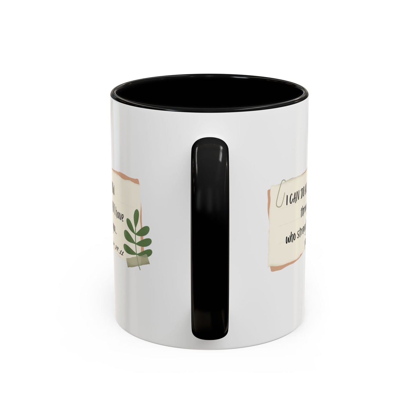 Triple scripture ceramic mug 11oz