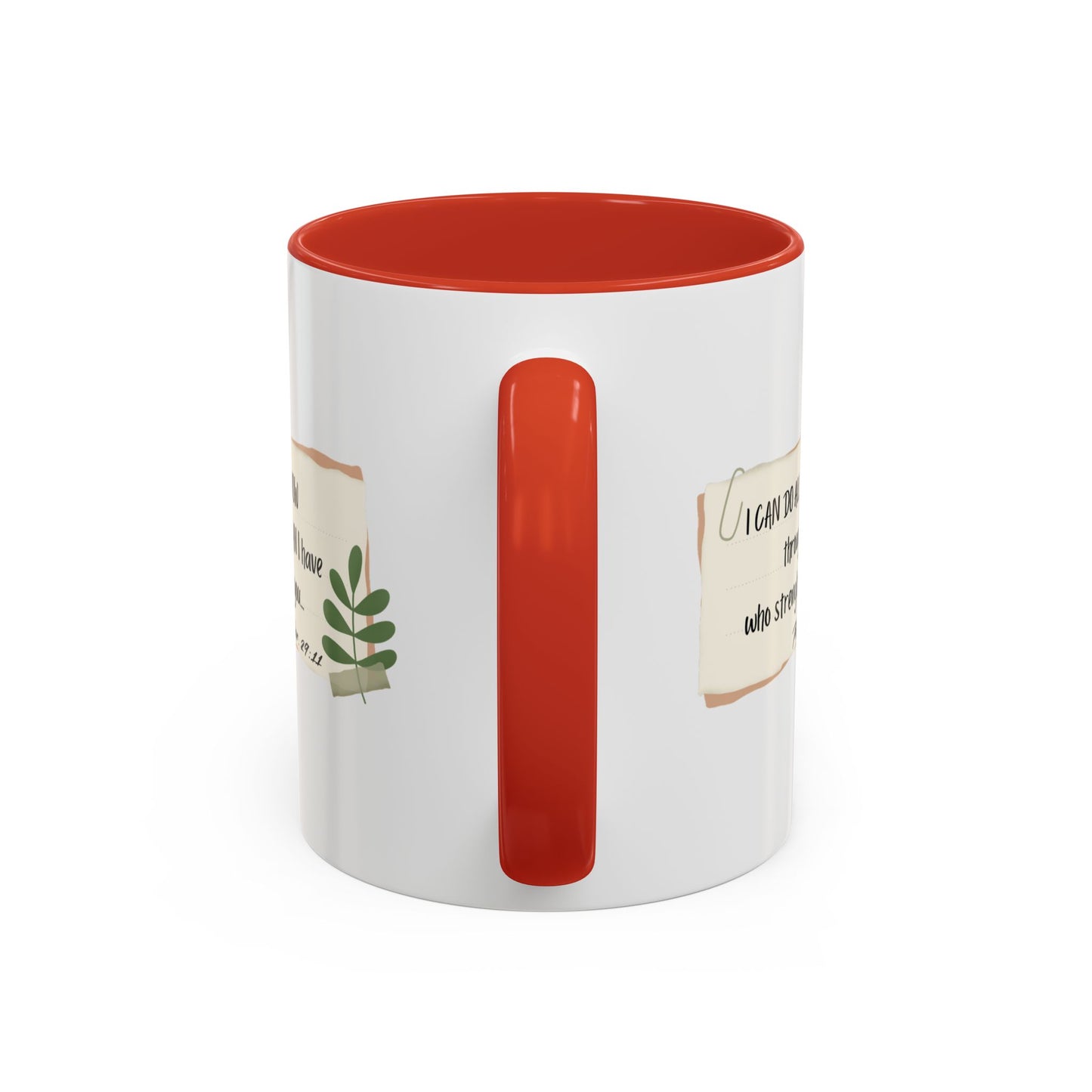 Triple scripture ceramic mug 11oz