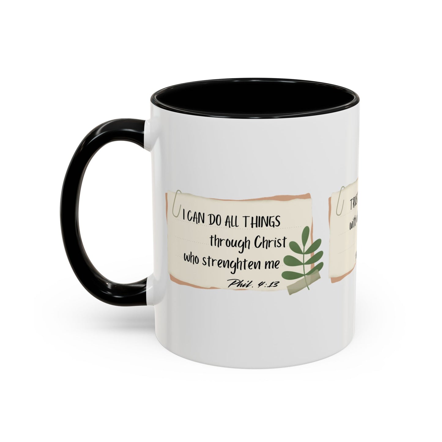 Triple scripture ceramic mug 11oz